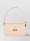 Off-white Medium Binder Shoulder Bag