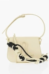 Off-white Leather Skeleton Binder Shoulder Bag