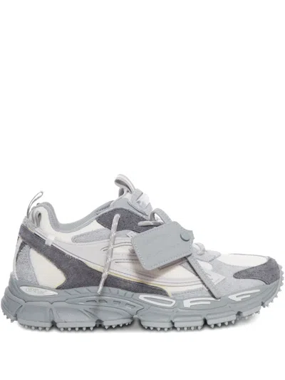 Off-white Be Right Back Suede Sneakers In Gray