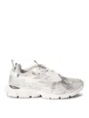 Off-white Ow Be Right Grey Low Top Sneakers With Zip-tie Detail In Mesh And Leather Man In Gray