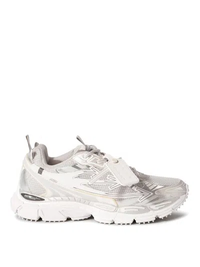 OFF-WHITE LEATHER SNEAKERS