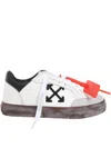 Off-white Leather Sneakers In White