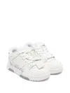 Off-white Leather Sneakers In White