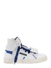 OFF-WHITE LEATHER SNEAKERS WITH ICONIC ZIP-TIE