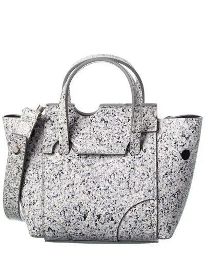 Off-white Leather Tote In White