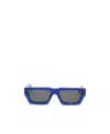 Off-white Lecce Square-frame Sunglasses In Gray