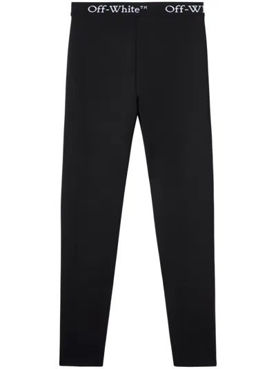 Off-white Leggings With Logo Band