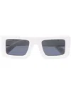 Off-white Leonardo Square-frame Sunglasses In White