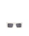 Off-white Leonardo Rectangle-frame Sunglasses In White