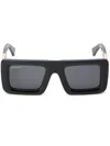 Off-white Leonardo Square-frame Sunglasses In Black