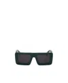 Off-white Leonardo Square-frame Sunglasses In Black
