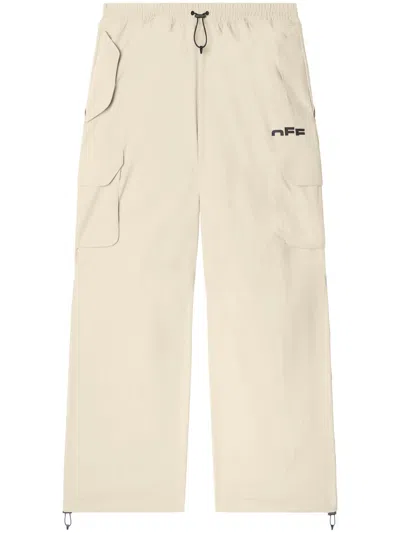 OFF-WHITE LIGHT BEIGE SHARED TRACK PANTS