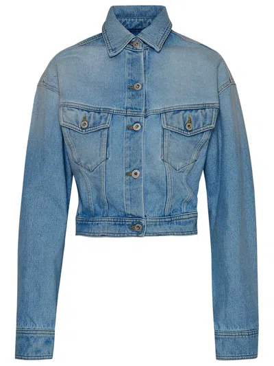 Off-white Off White Light Blue Cotton Denim Jacket