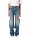 Off-white Meteor Cut-out Straight-leg Jeans