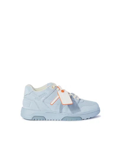 Off-white Light Blue Out Of Office Full Suede