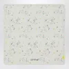 Off-white Light Gray Splat Cotton Blanket In White