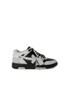 Off-white Light Gray/black Out Of Office Suede In Black