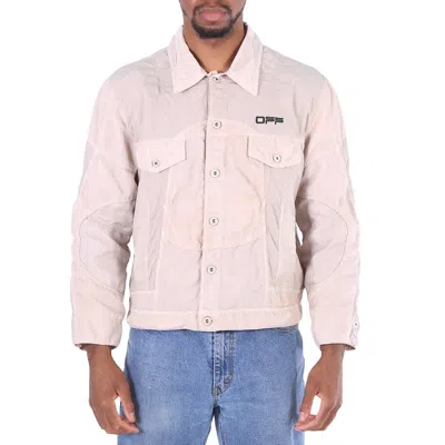 Off-white Light Grey Climb Tech Jacket In Pink