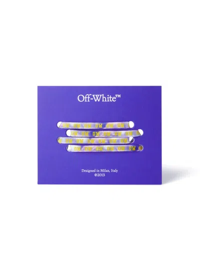 Off-white Lilac/yellow Cloud Laces In Purple