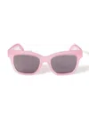 Off-white Oeri143 Lincoln Sunglasses Eyewear In Pink