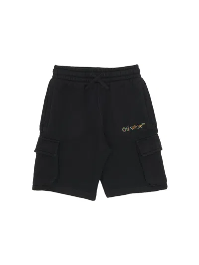 OFF-WHITE LITTLE BOY'S & BOY'S LOGO SKETCH SWEATSHORTS