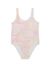 OFF-WHITE LITTLE GIRL'S & GIRL'S OFF STAMP ONE-PIECE SWIMSUIT