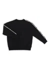 Off-white Black Cotton Off White Sweatshirt In Black