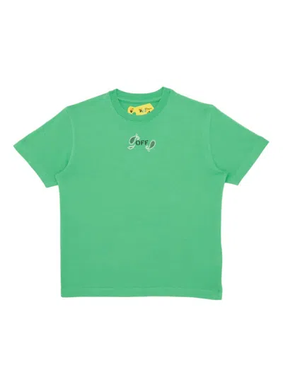 OFF-WHITE LITTLE KID'S & KID'S BANDANA T-SHIRT