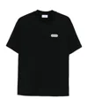 Off-white Logo-appliqué T-shirt In Black