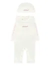 Off-white Logo Babywear Set In Neutral