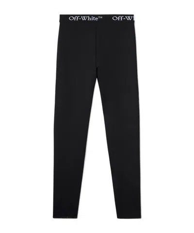 OFF-WHITE OFF-WHITE LOGO WAISTBAND LEGGINGS