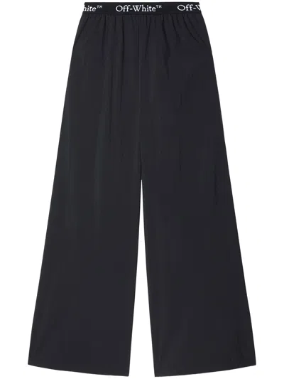 OFF-WHITE LOGO BAND NYLON PANTS