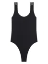 Off-white Off White Logo Swimsuit In Black - No Color