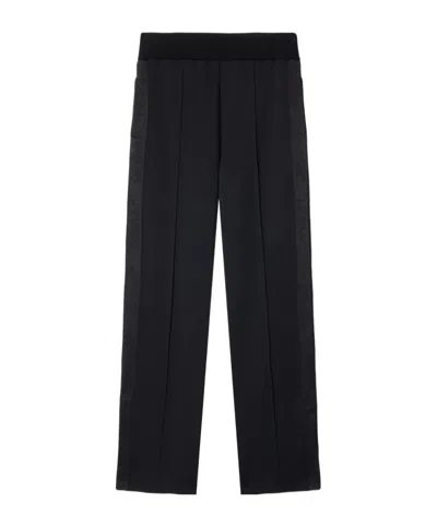 Off-white Logo-band Track Pants In Black