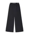 Off-white Logo-band Trousers In Black