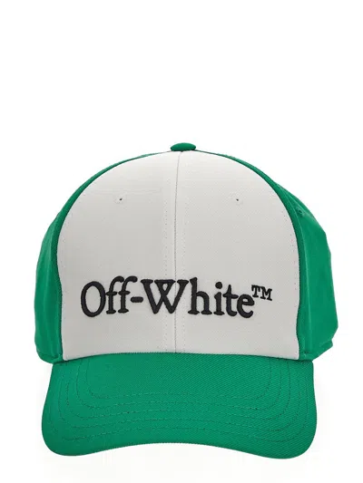 Off-white Logo Baseball Cap In Green