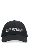 Off-white Drill Bookish Baseball Cap In Black