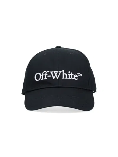 Off-white Logo Baseball Cap In Black