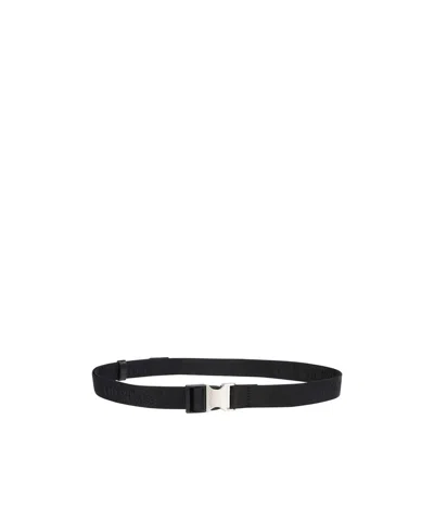 Off-white Logo Belt In Black