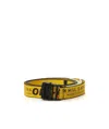 Off-white Logo Belt In Brown