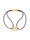 Off-white Logo Bracelet In Black