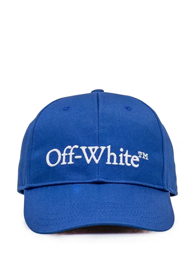 Off-white Logo Cap In Nautical Blue