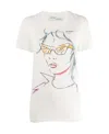 Off-white Logo Character Printed T-shirt In White