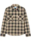 Off-white Off White Men Shirt With Logo In Brown