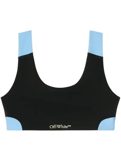 OFF-WHITE OFF-WHITE LOGO COLORBLOCK BRA