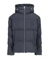 Off-white "down Jacket With Logo Patch In Black