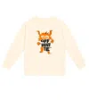 Off-white Logo Cotton Jersey Sweatshirt In White Orange