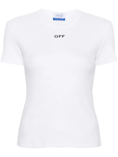 Off-white Off White Logo Cotton T Shirt