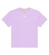 Off-white Girl's Off Stamped T-shirt In Lilac White