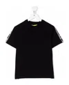 Off-white Off White T-shirt Nera In Jersey Di Cotone Bambina In Black